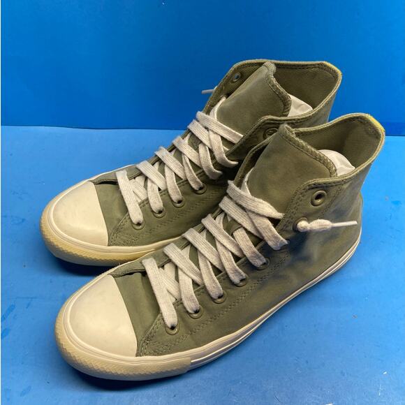 Converse Chuck Taylor All Star Women's Sz 8 Green High Top Athletic Shoes - Picture 3 of 14